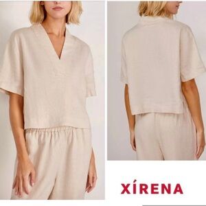 Xirena 100% Linen Aven Top